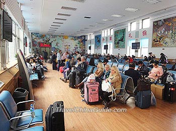 Waiting Hall in Xi'an Railway Station