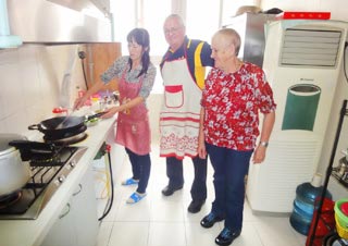 Our Guests Have Cooking Class in a Chinese Kitchen