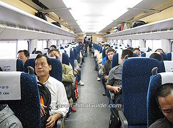 A Bullet Leaving Guangzhou Railway Station