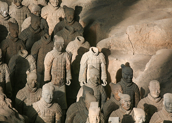 Qin Clay Soldiers in Pit 1