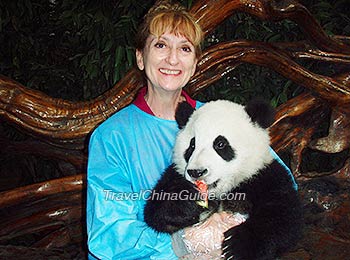 Panda Keeper Program in Dujiangyan Base