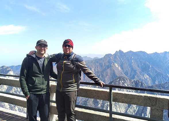 Guests on Mt. Hua