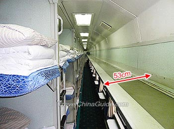 Luggage Rack in Hard Sleeper Coach