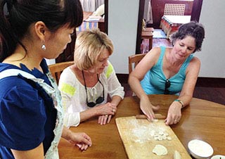 Our Guests in the Cooking Class