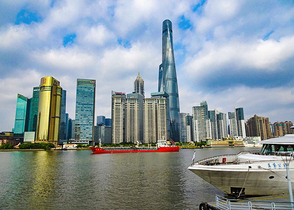 Shanghai Center Tower in Pudong