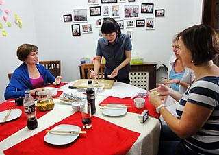 Making Chinese Dumplings