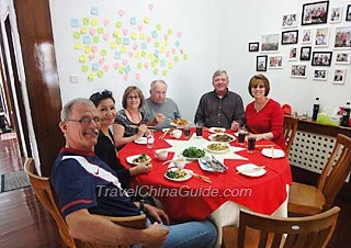 Delicious Dinner in a Chinese Family