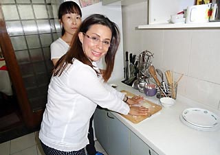 Ms. Blanca in the Kitchen