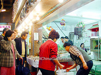 A Seafood Market at Lei Yue Mun