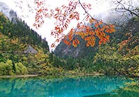 Jiuzhai Valley in Autumn