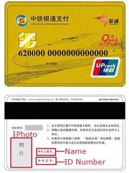 A Sample of China Rail Pass