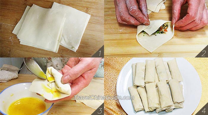 Making Spring Rolls