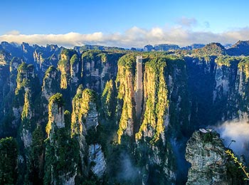 Wulingyuan Nature Reserve in Zhangjiajie