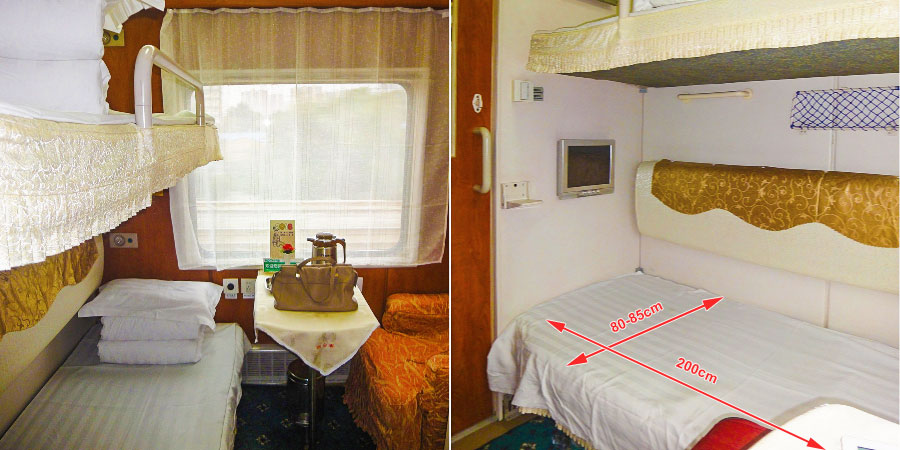 Deluxe Soft Sleepers on China High Speed Train