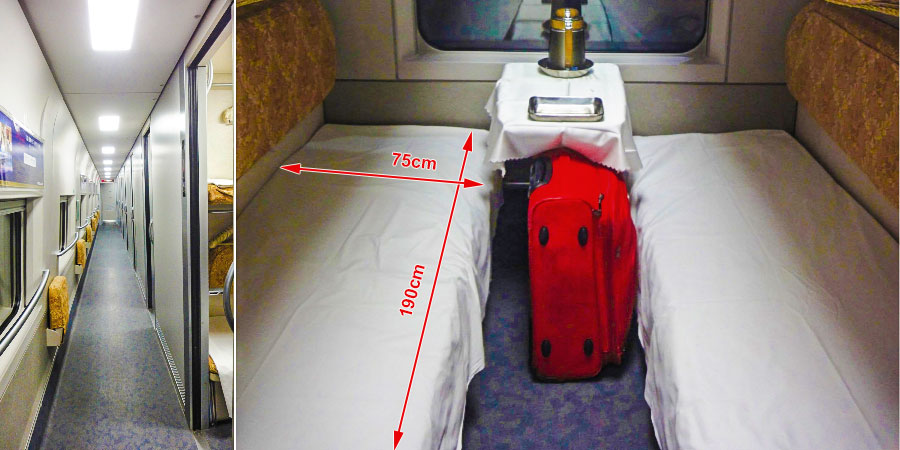 Soft Sleepers on China High Speed Train