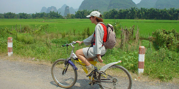 Cycling in Yangshuo