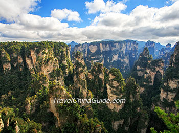 Yuanjiajie Scenic Area in Zhangjiajie