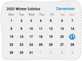 2025 Winter Solstice Date