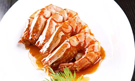 Braised Prawns in Oil