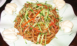  Sautéed Pork Shreds with Soy Bean Paste