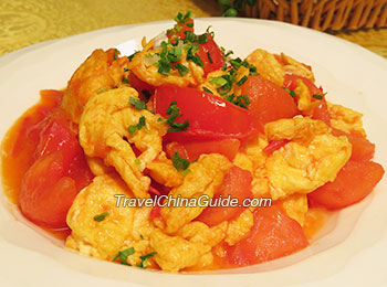 Scrambled Eggs with Tomatoes