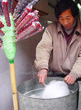 Candied Haws on a Stick