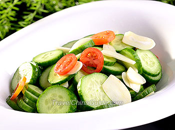 Cucumber with Garlic