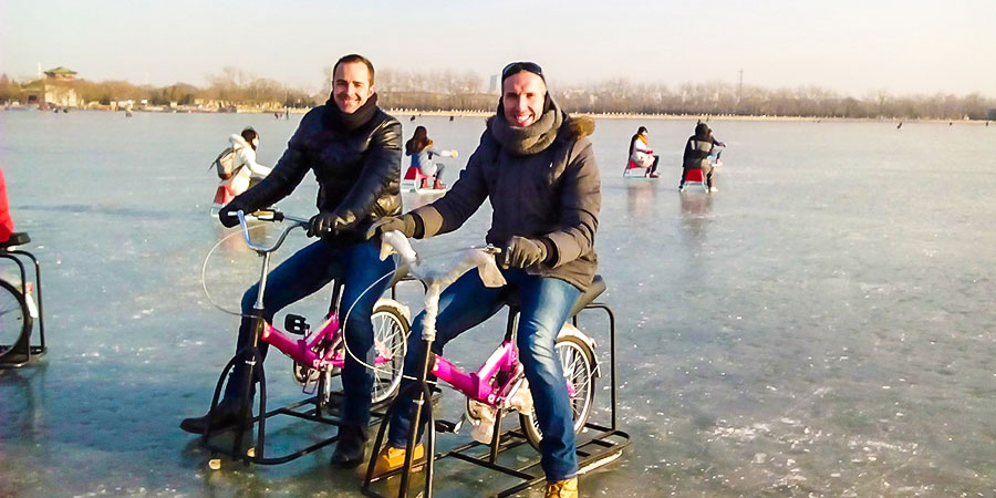 Skating in Shichahai