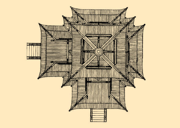 Layout of Corner Towers in the Forbidden City