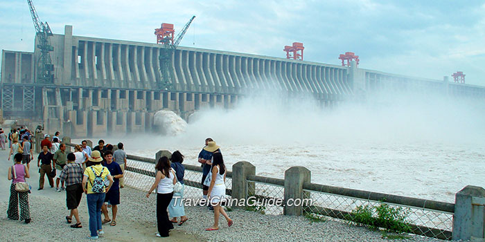 Three Gorges Dam on Yangtze River