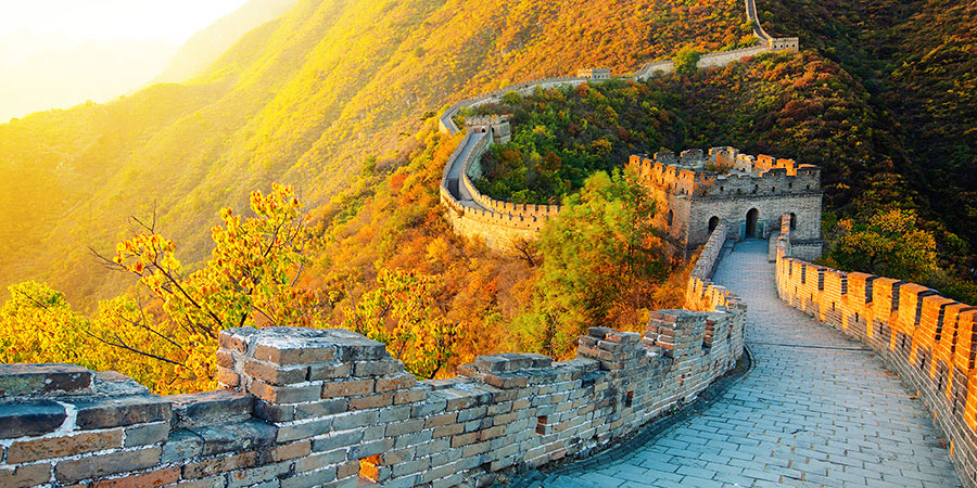 Great Wall in Autumn