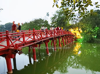 Hoan Kiem Lake in Hanoi