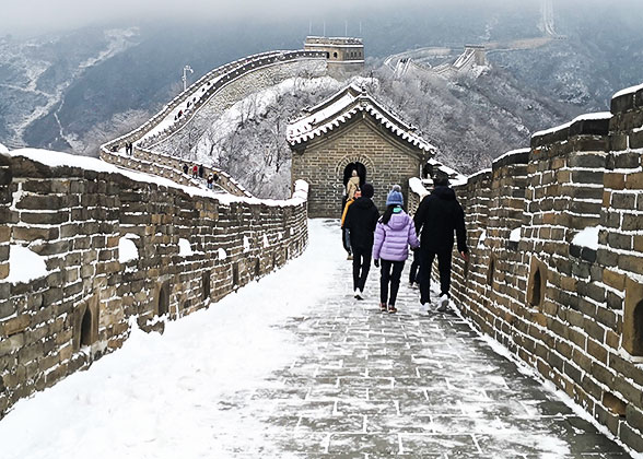 Mutianyu Covered by Pure Snow