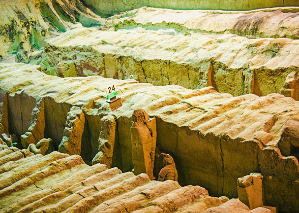 Partition Walls in Terracotta Army