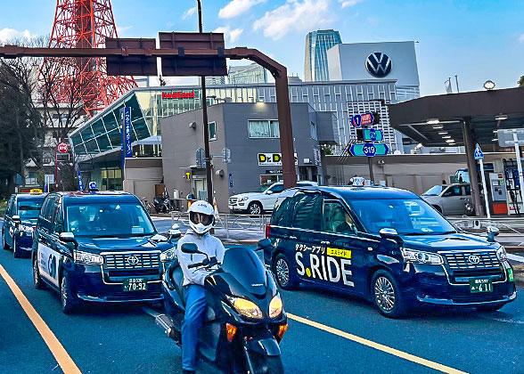 Taxi in Tokyo