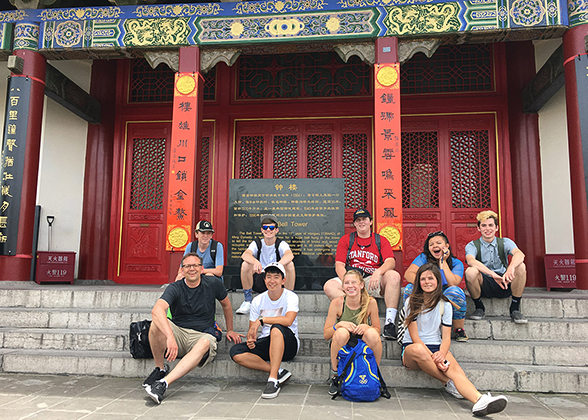 Guests on Bell Tower