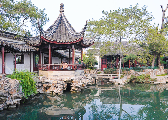 A Pavilion in Mudu Ancient Town