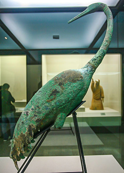 Bronze Crane, Qin Shi Huang Mausoleum