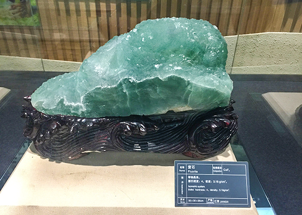 Fluorite in Geological Museum