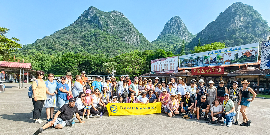 Our Guests at Reed Flute Cave