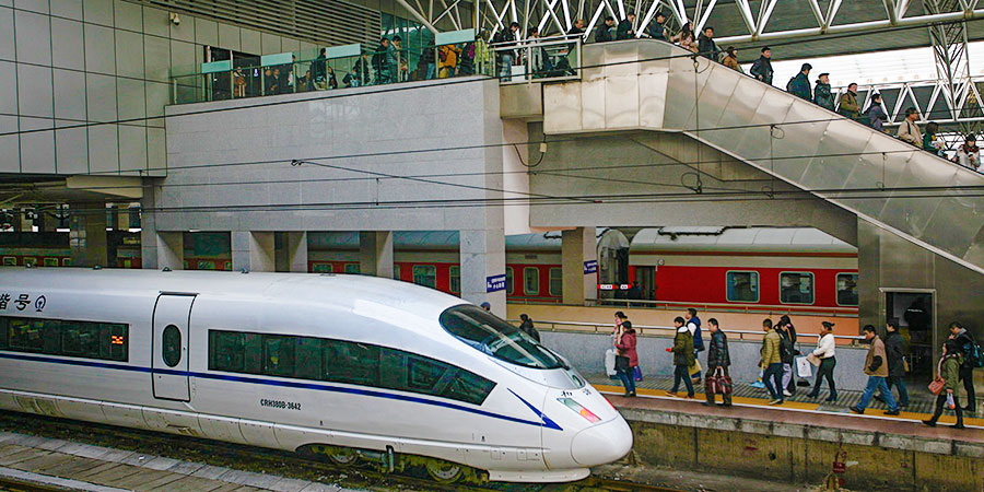 Shanghai to Beijing High Speed Train