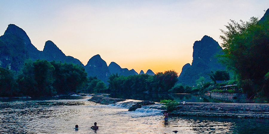 Li River Scene at Dawn