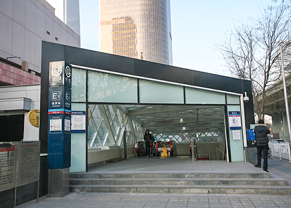 A Metro Entrance, Shanghai