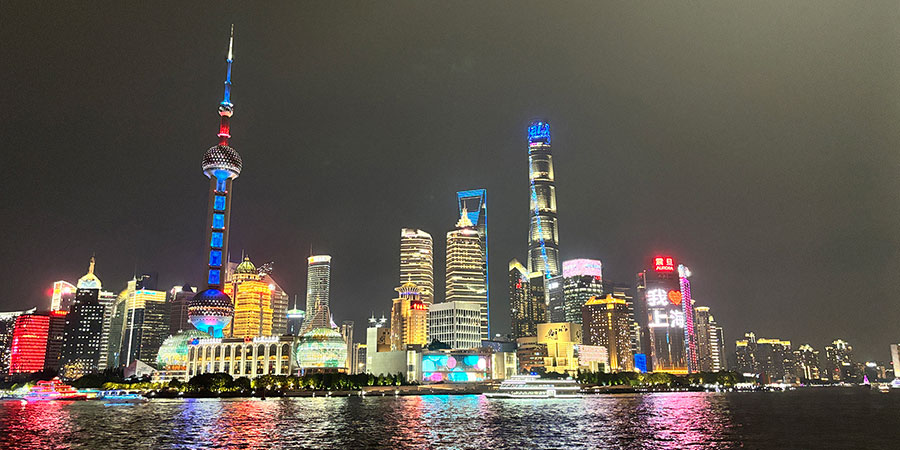 Shanghai Tower and Oriental Pearl Tower