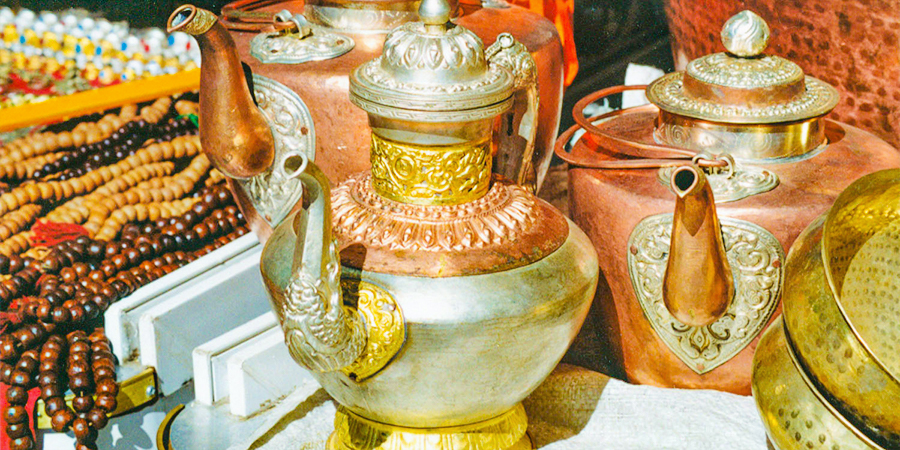 Tibetan Silver Pot