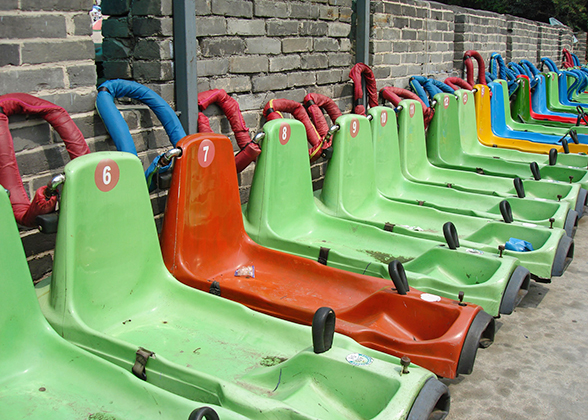 Sliding Cars of Badaling Great Wall