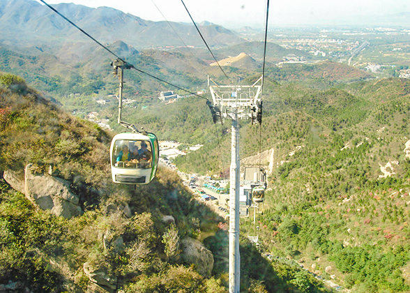 The Cable Car on Badaling Great Wall