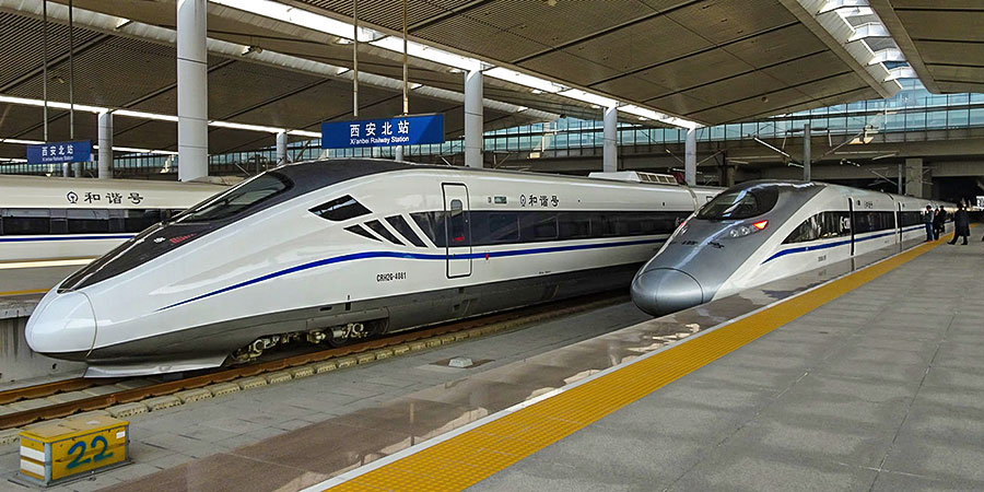 Xi'an to Guangzhou High Speed Train