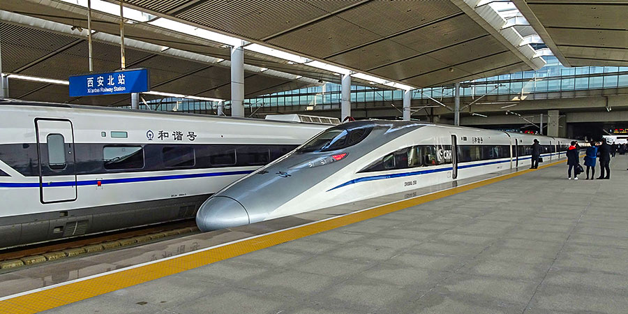 Xi'an - Lanzhou High Speed Train