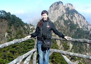 Our Staff on top of Yellow Mountain